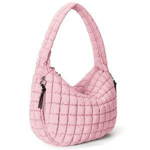 Quilted Tote Bag Puffer Large Quilting Carryall Shoulder Bags Puffy xD